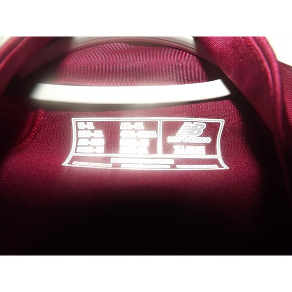 New Balance Shirt Womens Medium XL  Zip Logo Running Stretch Quick Dry Gym - Picture 2 of 3